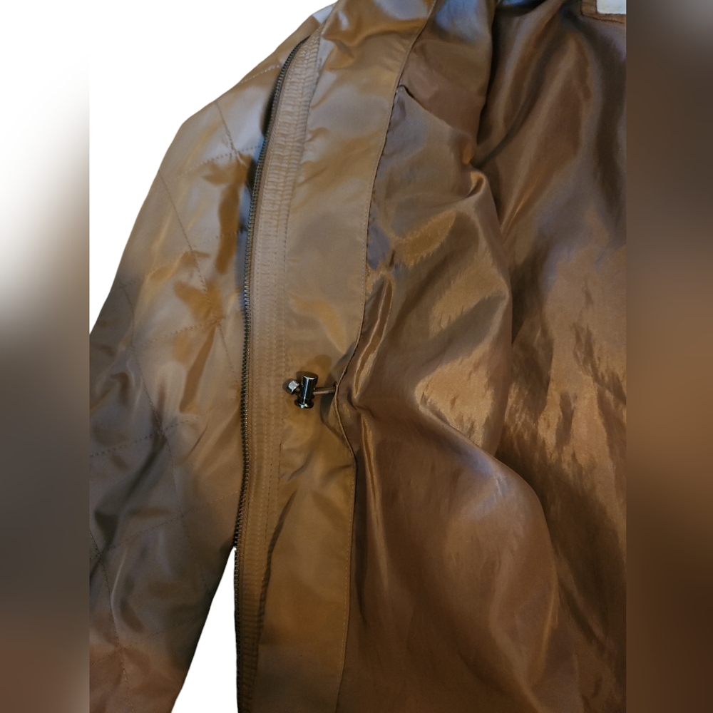 Zara Basic Parka Jacket Sz M Adjustable - image 4